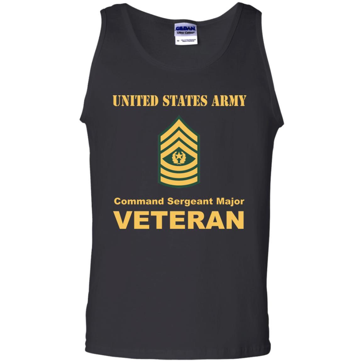 US Army E-9 Command Sergeant Major E9 CSM Noncommissioned Officer Veteran Men T Shirt On Front-TShirt-Army-Veterans Nation