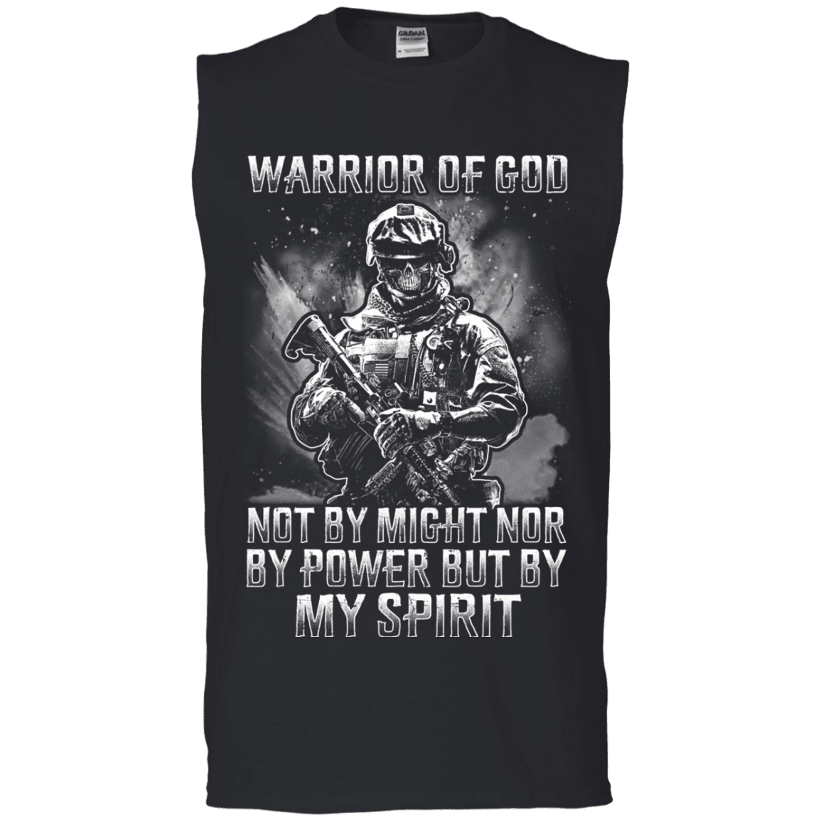 Military T-Shirt "Warrior Of God"-TShirt-General-Veterans Nation