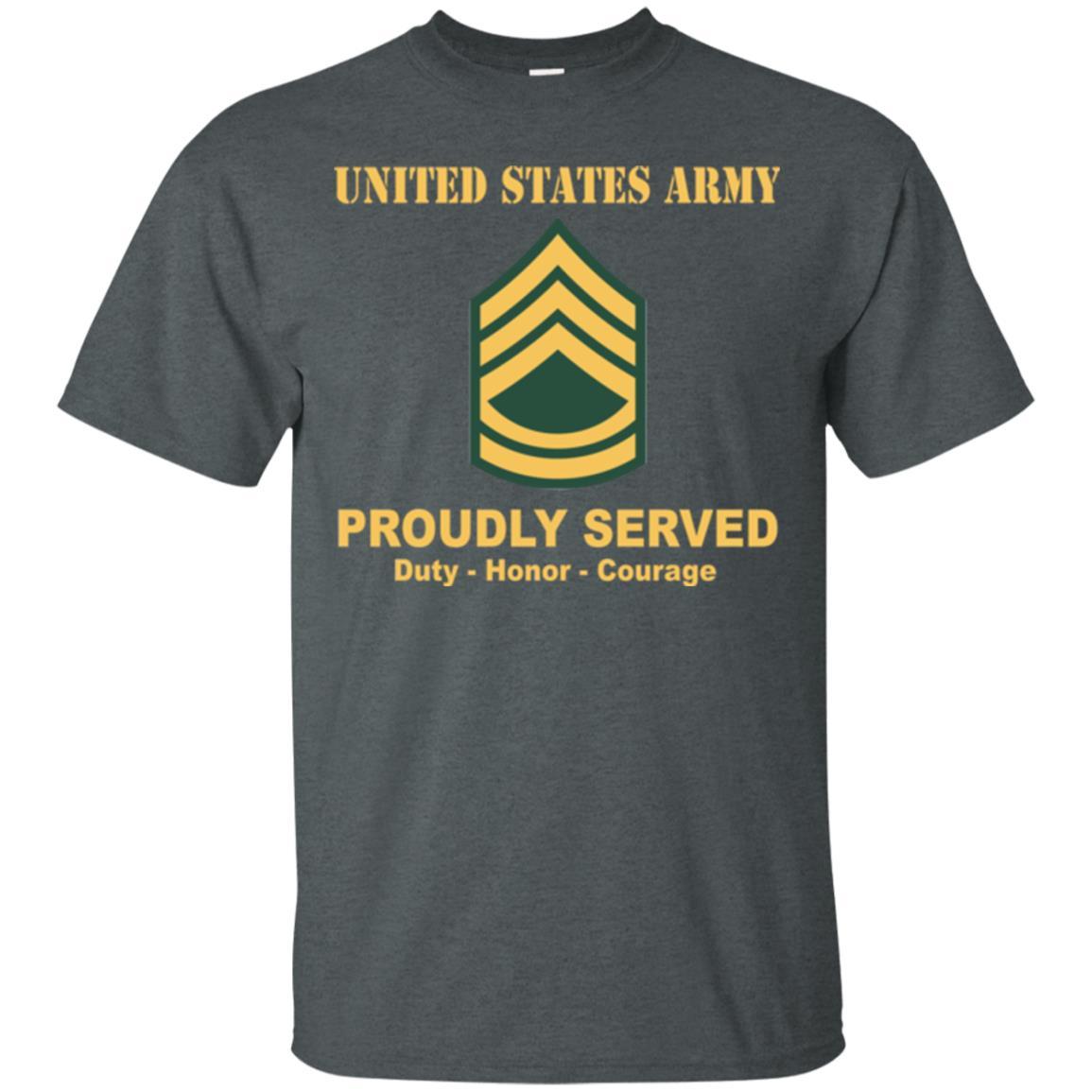 US Army E-7 Sergeant First Class E7 SFC Noncommissioned Officer Ranks Men Front Shirt US Army Rank-TShirt-Army-Veterans Nation