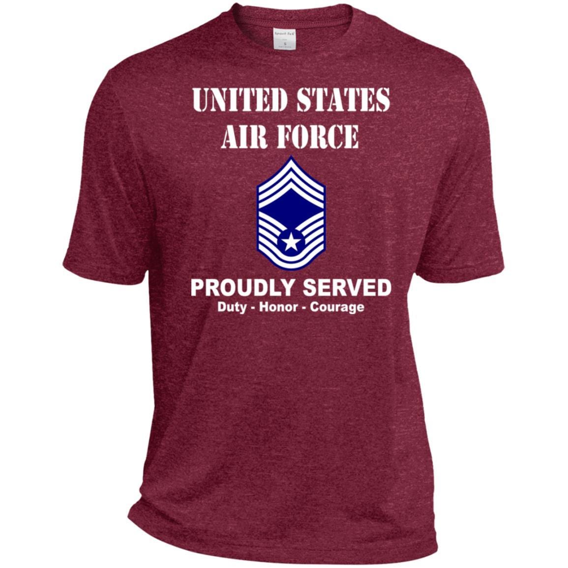 US Air Force E-9 Chief Master Sergeant CMSgt E9 Noncommissioned Officer Ranks T shirt Sport-Tek Tall Pullover Hoodie - T-Shirt-TShirt-USAF-Veterans Nation