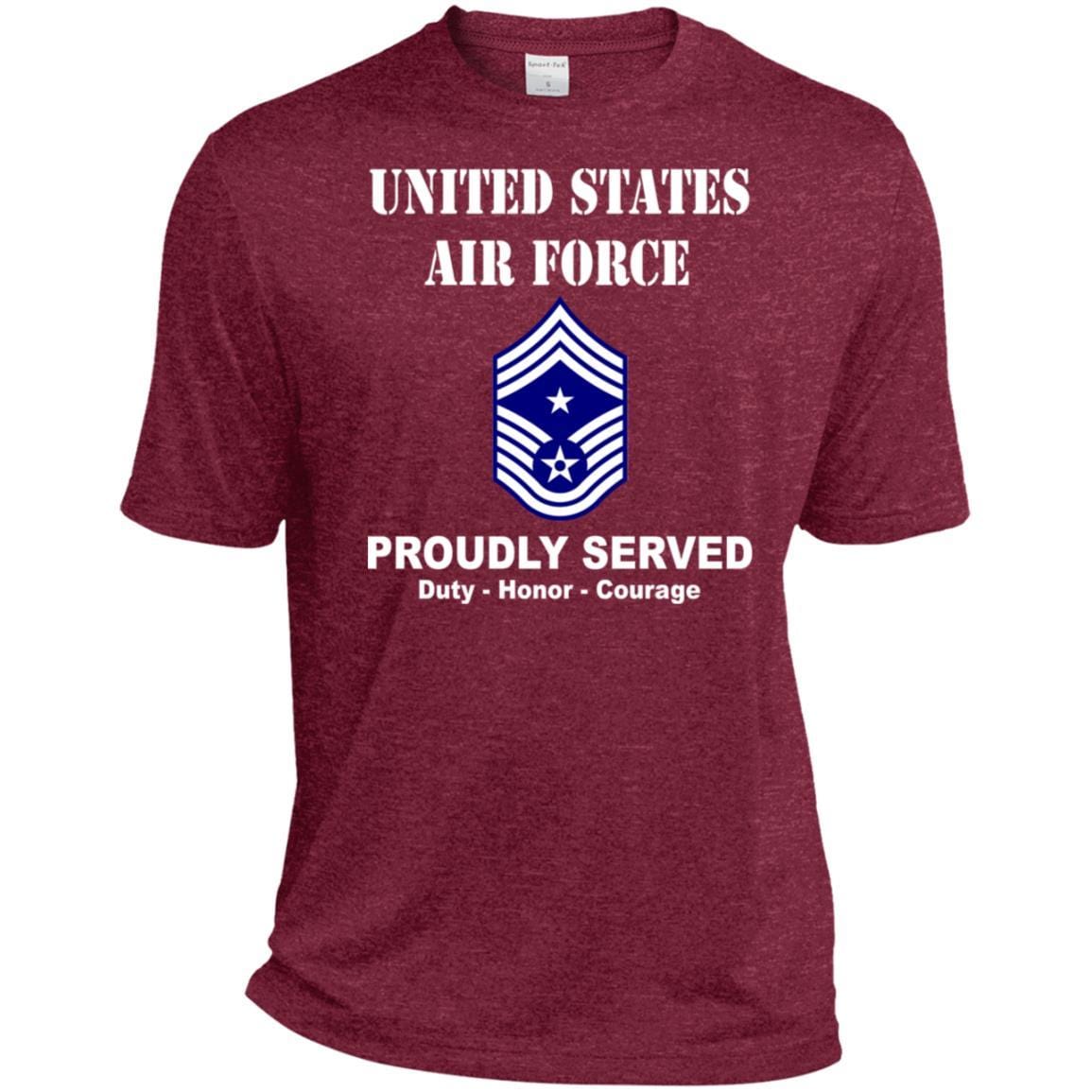 US Air Force E-9 Command Chief Master Sergeant CCM E9 Noncommissioned Officer Ranks T shirt Sport-Tek Tall Pullover Hoodie - T-Shirt-TShirt-USAF-Veterans Nation