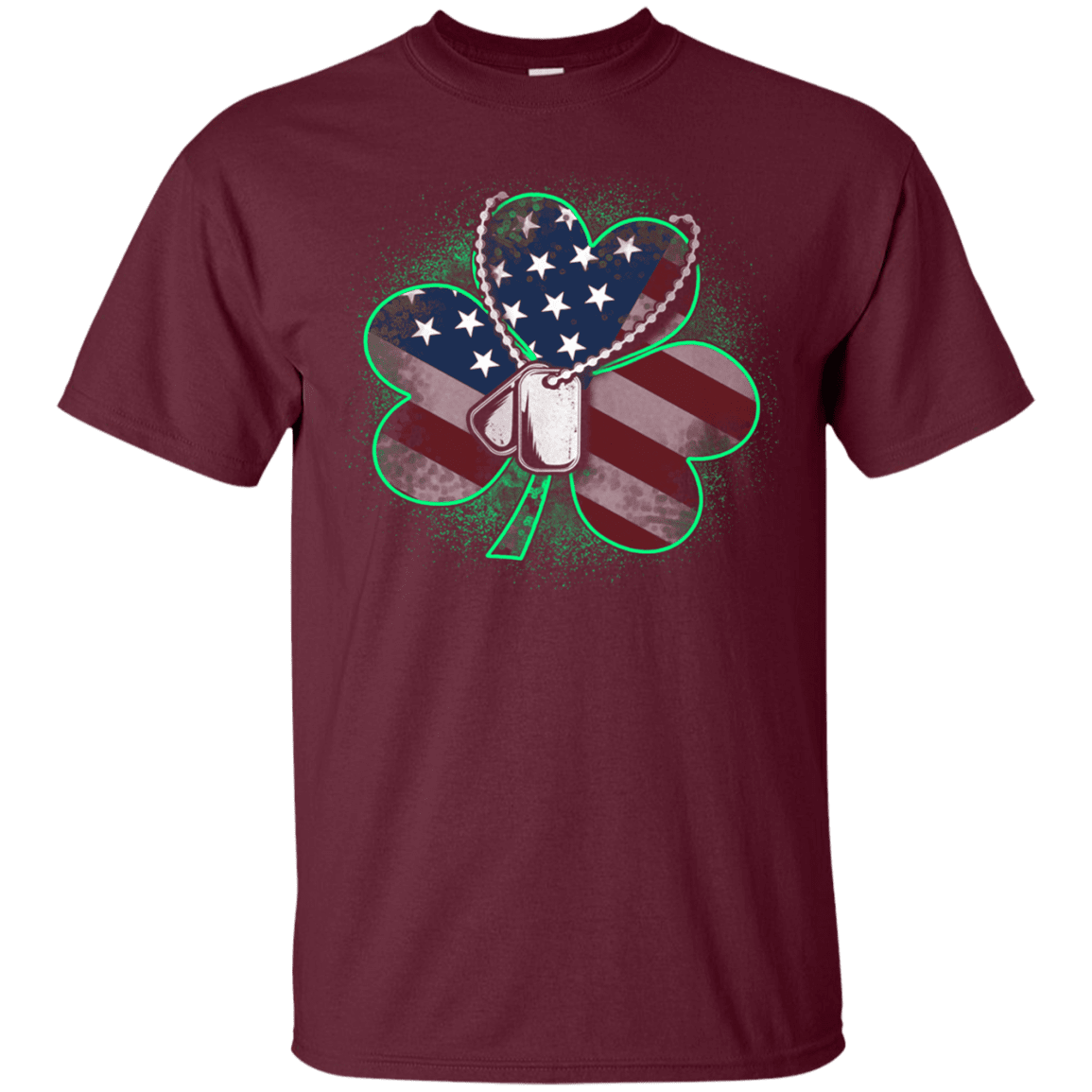 Military T-Shirt "THE LUCKY PATRICK DAY VETERAN"-TShirt-General-Veterans Nation
