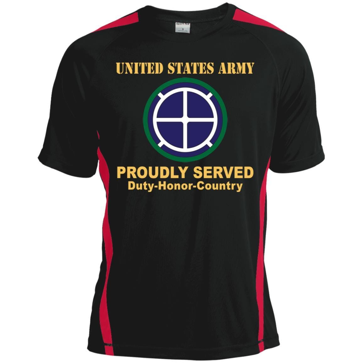US ARMY 35TH INFANTRY DIVISION - Proudly Served T-Shirt On Front For Men-TShirt-Army-Veterans Nation