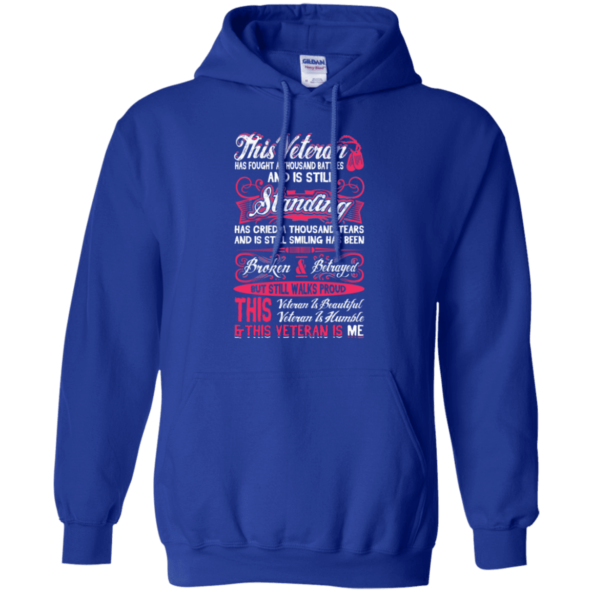 Military T-Shirt "This Veteran is Beautiful and Humble"-TShirt-General-Veterans Nation