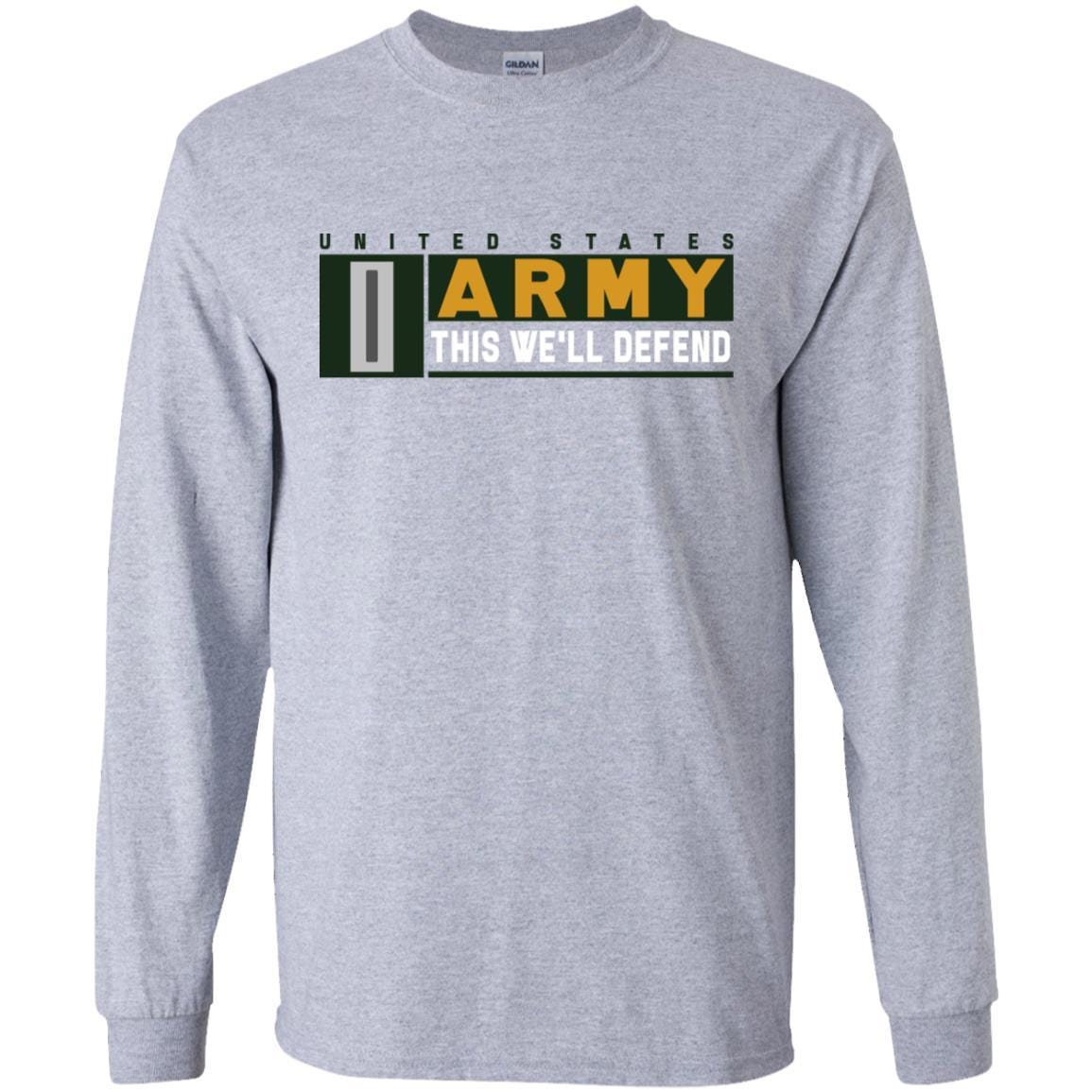 US Army W-5 This We Will Defend Long Sleeve - Pullover Hoodie-TShirt-Army-Veterans Nation