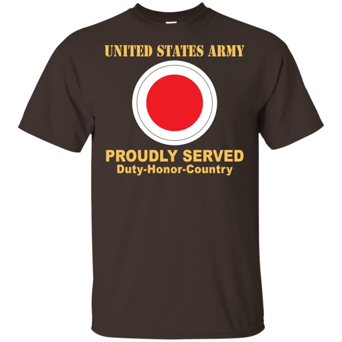 US ARMY 37TH INFANTRY BRIGADE COMBAT TEAM- Proudly Served T-Shirt On Front For Men-TShirt-Army-Veterans Nation