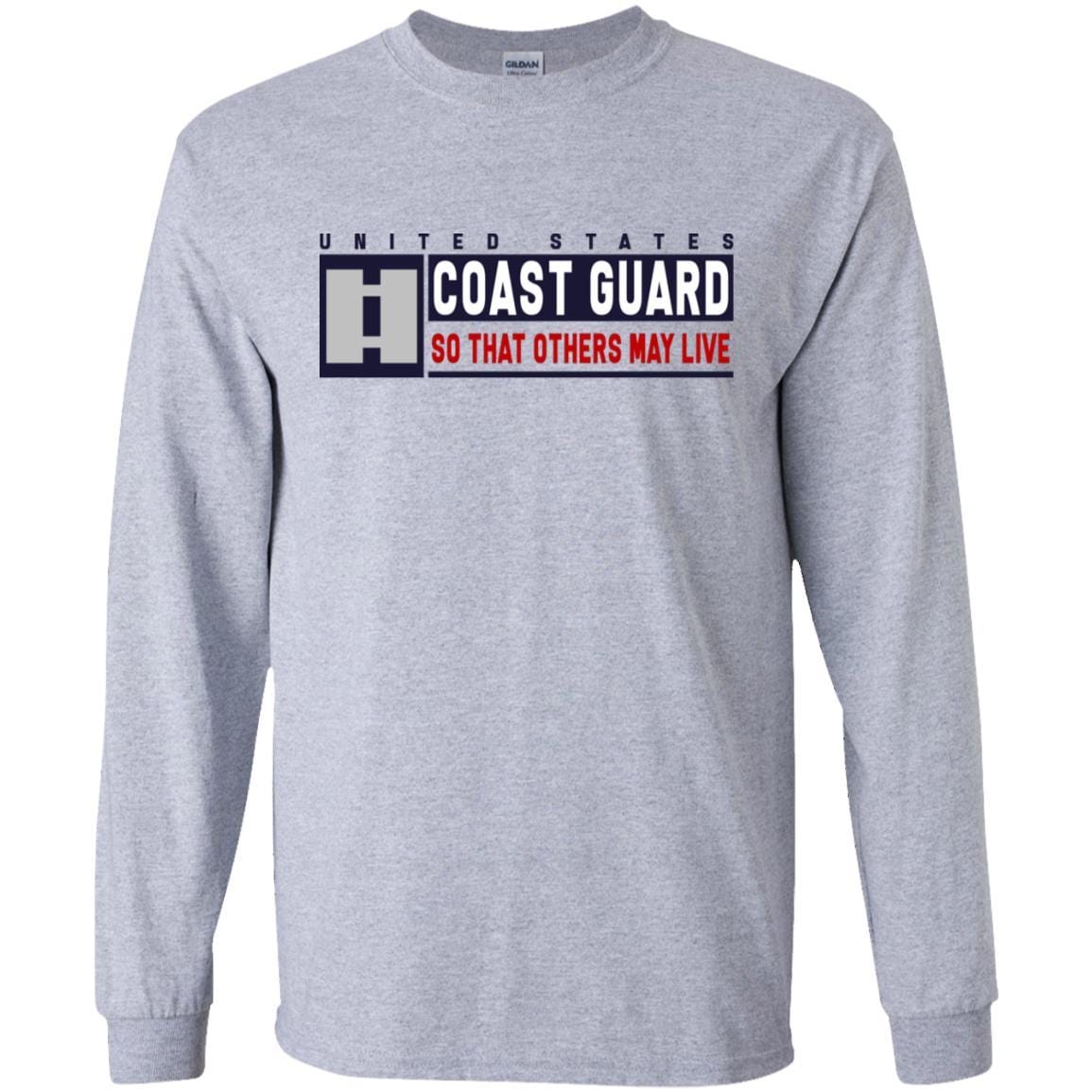 US Coast Guard O-3 Lieutenant O3 LT Junior So That Others May Live Long Sleeve - Pullover Hoodie-TShirt-USCG-Veterans Nation