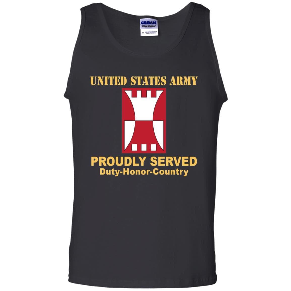 US ARMY 416 ENGINEER COMMAND- Proudly Served T-Shirt On Front For Men-TShirt-Army-Veterans Nation