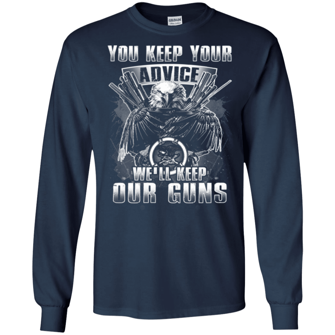 Military T-Shirt "KEEP OUR GUNS"-TShirt-General-Veterans Nation