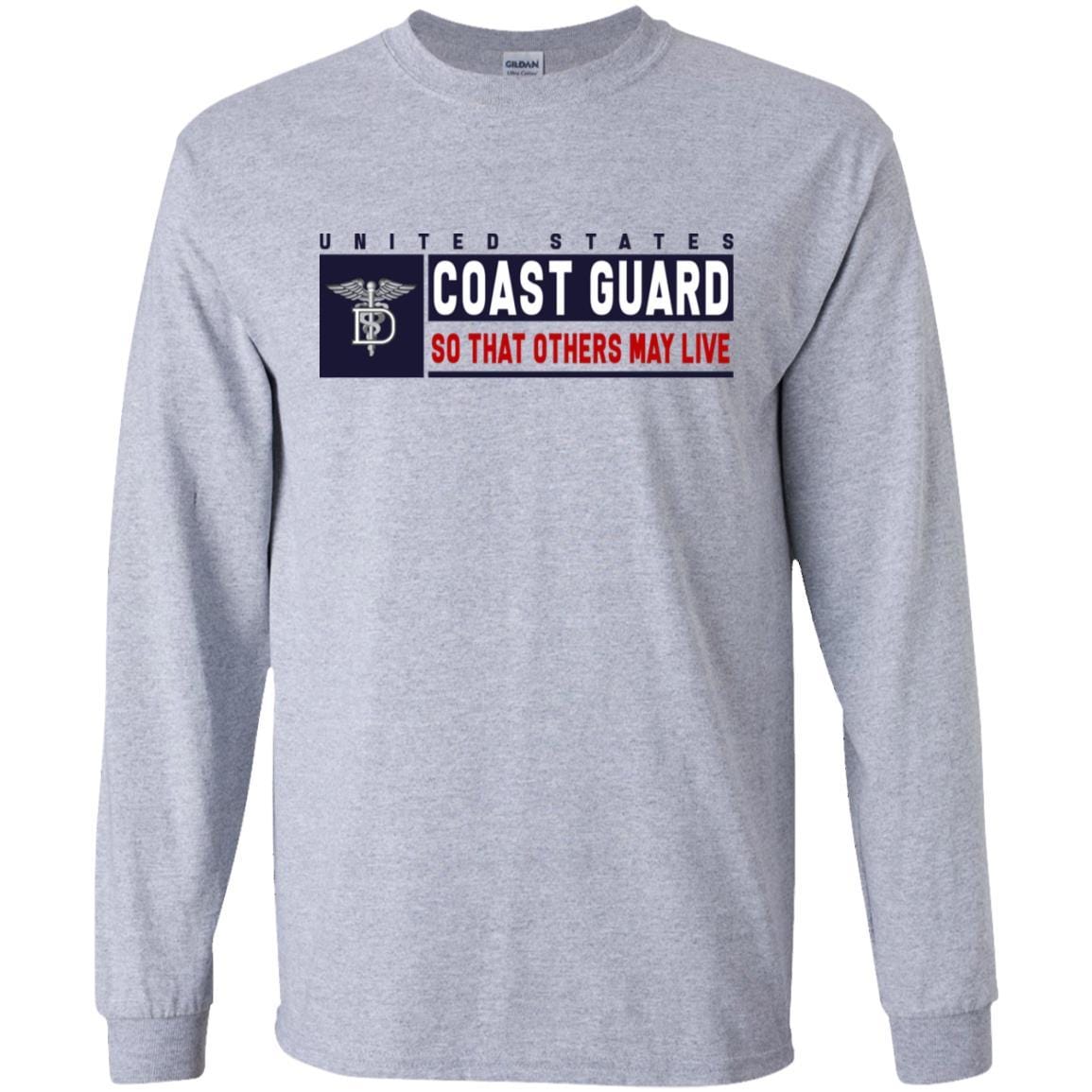 US Coast Guard Dental Technician DT Logo- So that others may live Long Sleeve - Pullover Hoodie-TShirt-USCG-Veterans Nation