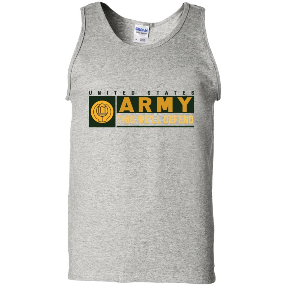 U.S Army Chaplain Assistant- This We'll Defend T-Shirt On Front For Men-TShirt-Army-Veterans Nation