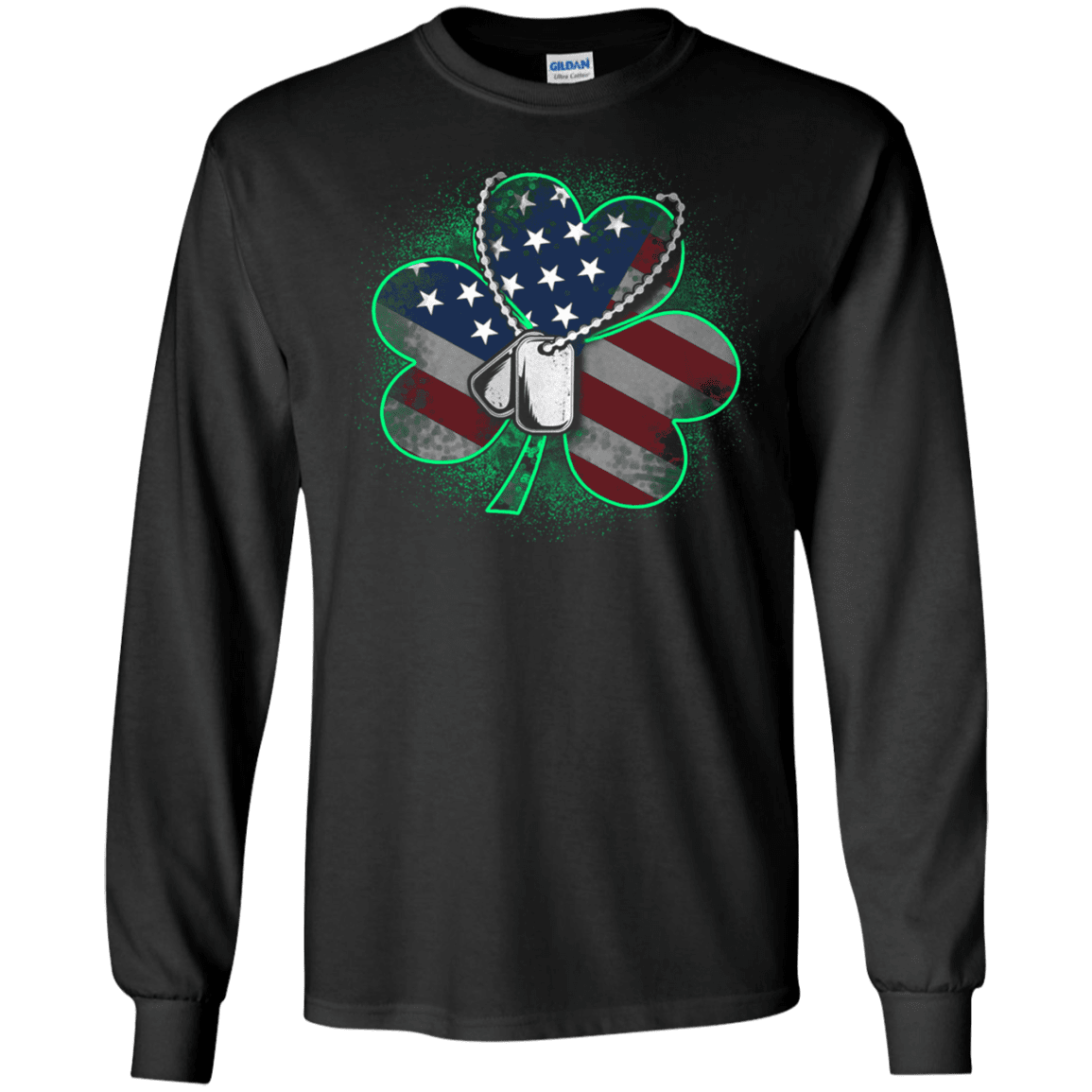 Military T-Shirt "THE LUCKY PATRICK DAY VETERAN"-TShirt-General-Veterans Nation