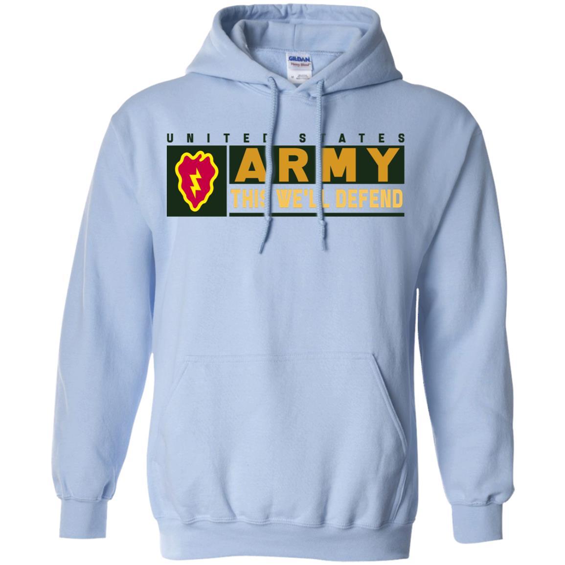 US Army 25th Infantry Division- This We'll Defend T-Shirt On Front For Men-TShirt-Army-Veterans Nation