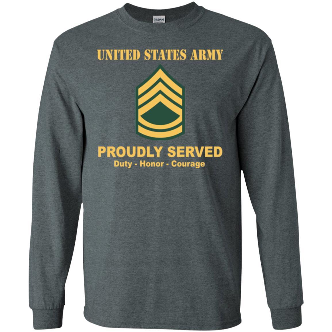 US Army E-7 Sergeant First Class E7 SFC Noncommissioned Officer Ranks Men Front Shirt US Army Rank-TShirt-Army-Veterans Nation