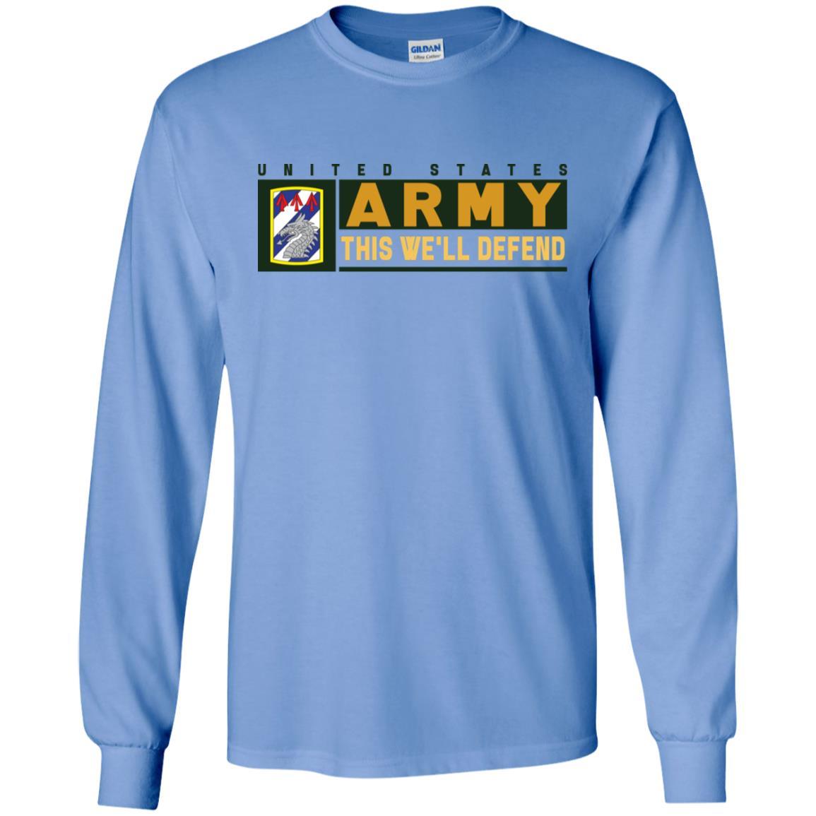 US Army 3RD SUSTAINMENT BRIGADE- This We'll Defend T-Shirt On Front For Men-TShirt-Army-Veterans Nation