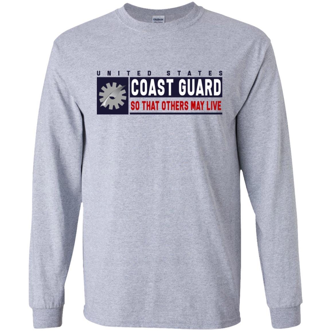 US Coast Guard Data Processing Technician DP Logo- So that others may live Long Sleeve - Pullover Hoodie-TShirt-USCG-Veterans Nation