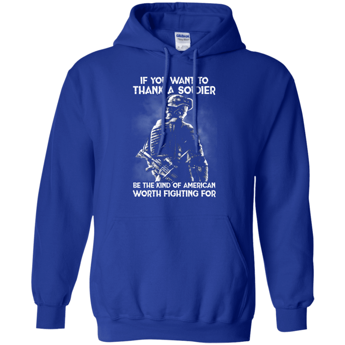 Military T-Shirt "If You Want To Thank A Soldier"-TShirt-General-Veterans Nation