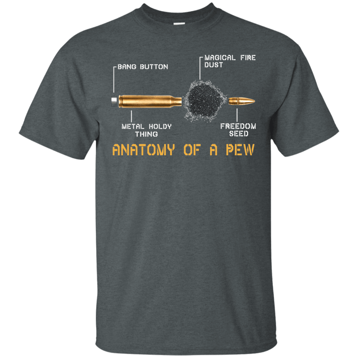 Military T-Shirt "ANATOMY OF A PEW"-TShirt-General-Veterans Nation
