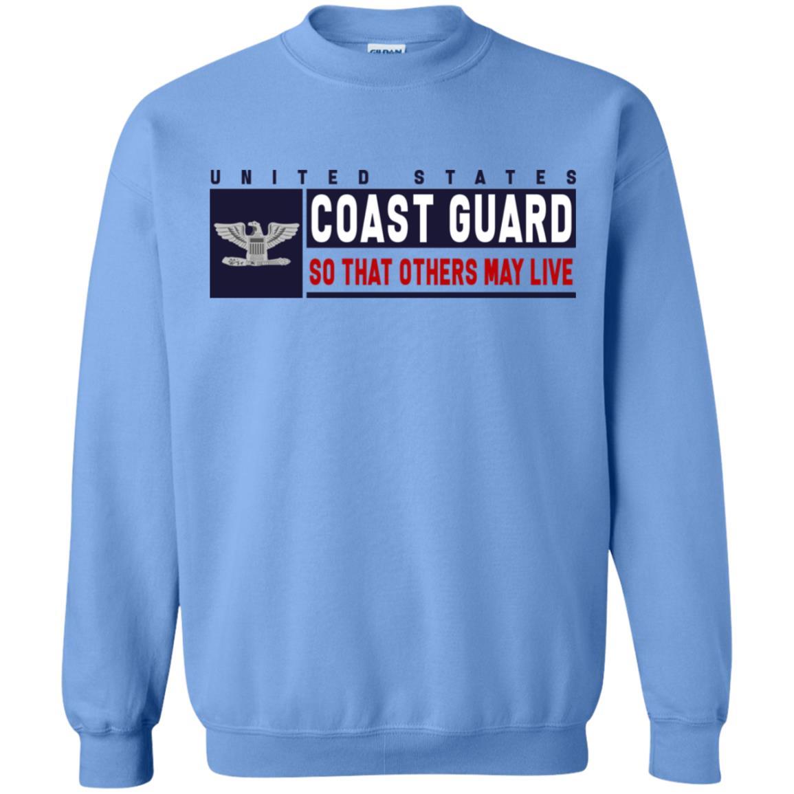 US Coast Guard O-6 Captain O6 CAPT So That Others May Live Long Sleeve - Pullover Hoodie-TShirt-USCG-Veterans Nation