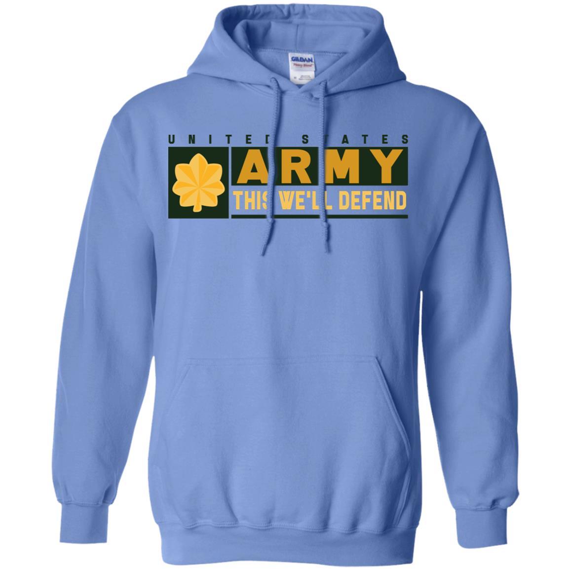 US Army O-4 This We Will Defend T-Shirt On Front For Men-TShirt-Army-Veterans Nation