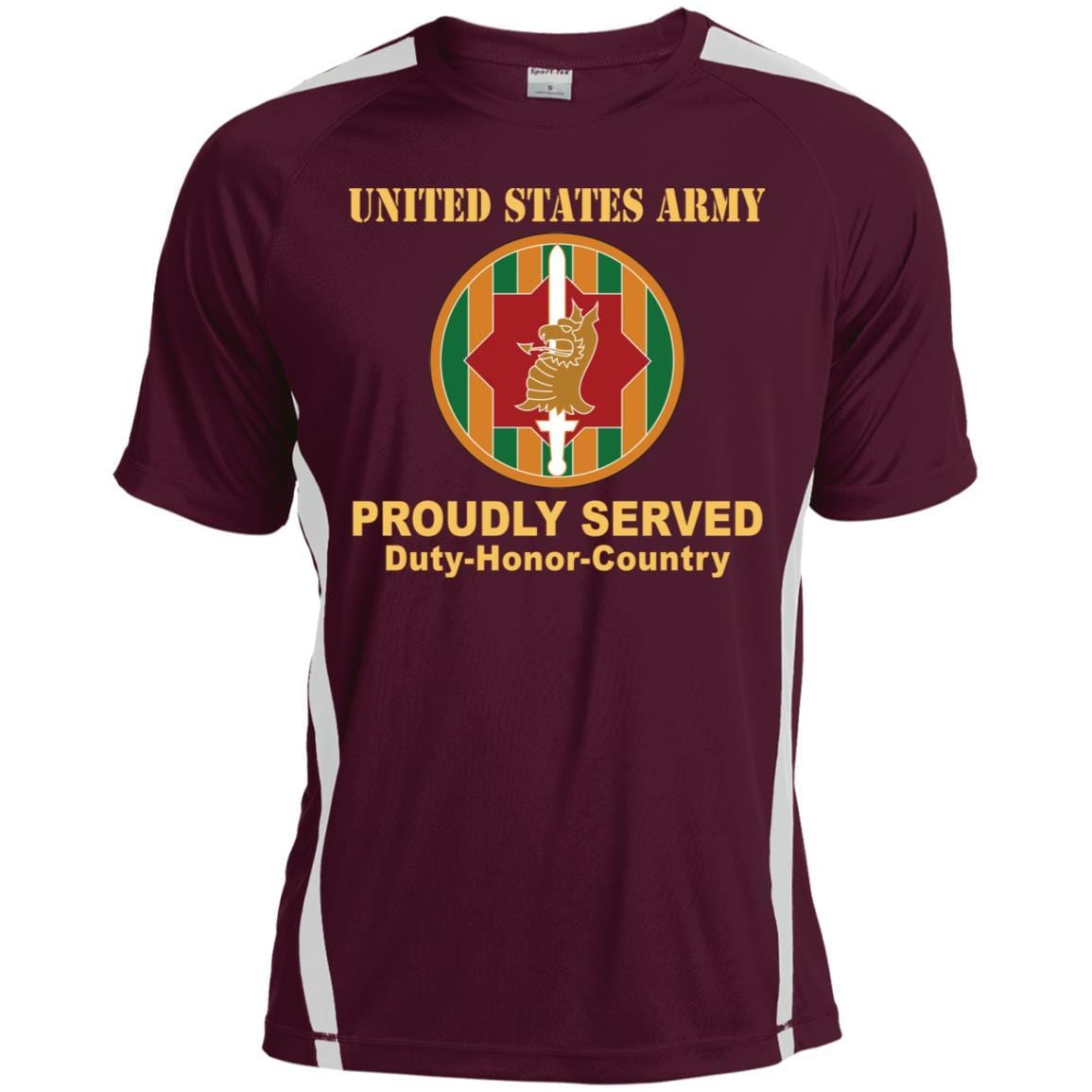 US ARMY 89TH MILITARY POLICE BRIGADE - Proudly Served T-Shirt On Front For Men-TShirt-Army-Veterans Nation