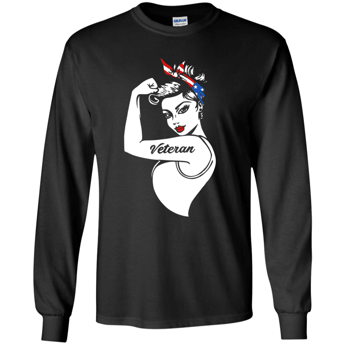 Military T-Shirt "Veteran Girl We Can Do It Women" Front-TShirt-General-Veterans Nation
