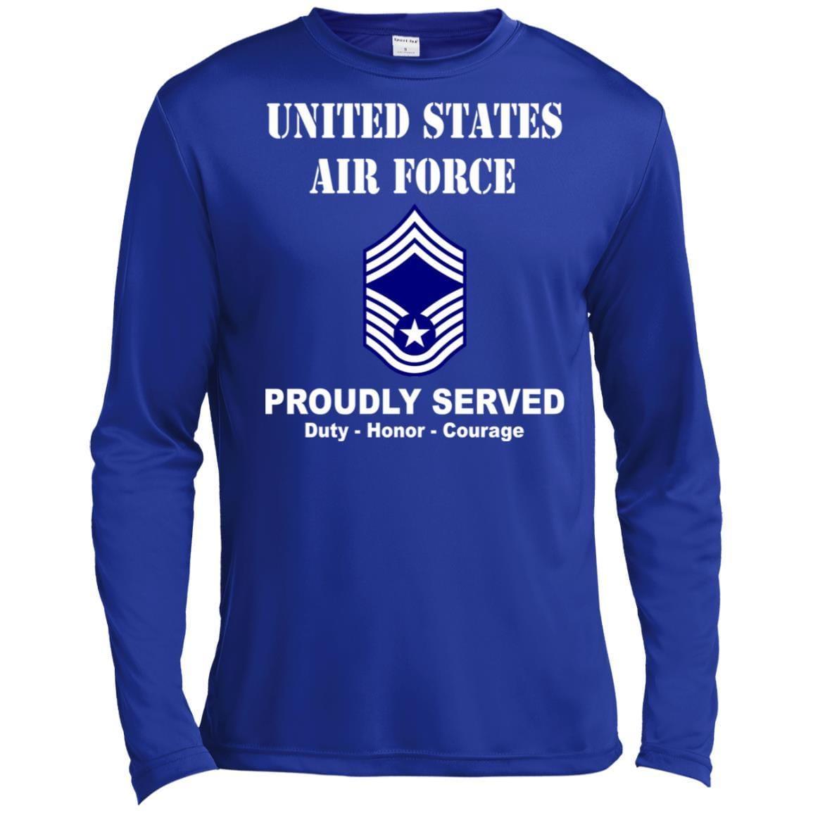 US Air Force E-9 Chief Master Sergeant CMSgt E9 Noncommissioned Officer Ranks T shirt Sport-Tek Tall Pullover Hoodie - T-Shirt-TShirt-USAF-Veterans Nation