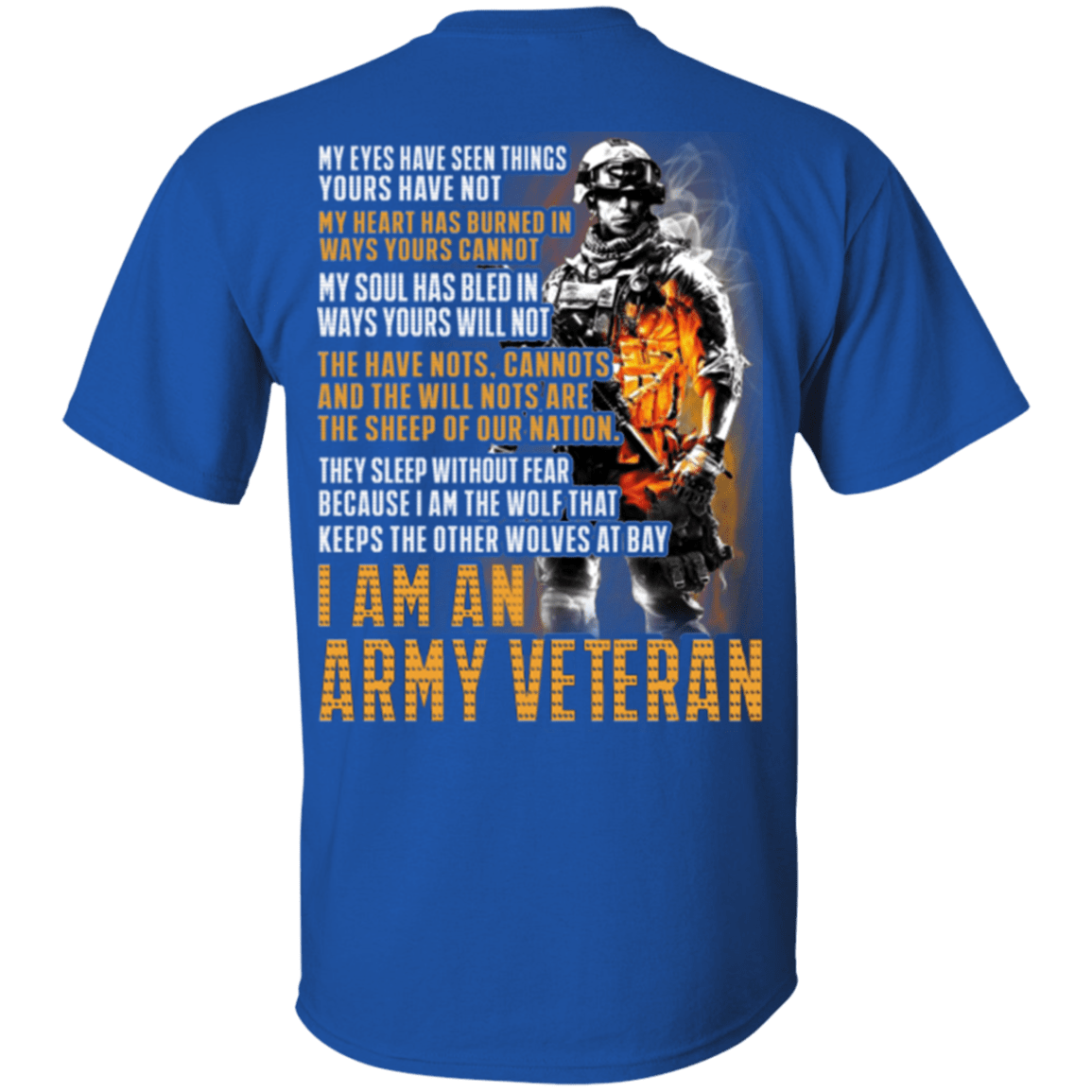 I Am An ARMY Veteran T Shirt-TShirt-Army-Veterans Nation