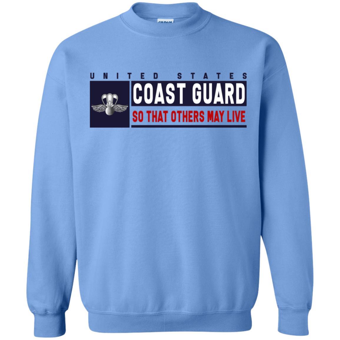 USCG AVIATION SURVIVAL TECHNICIAN AST Logo- So that others may live Long Sleeve - Pullover Hoodie-TShirt-USCG-Veterans Nation