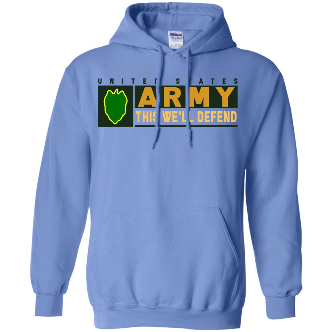 US Army 24th Infantry Division- This We'll Defend T-Shirt On Front For Men-TShirt-Army-Veterans Nation