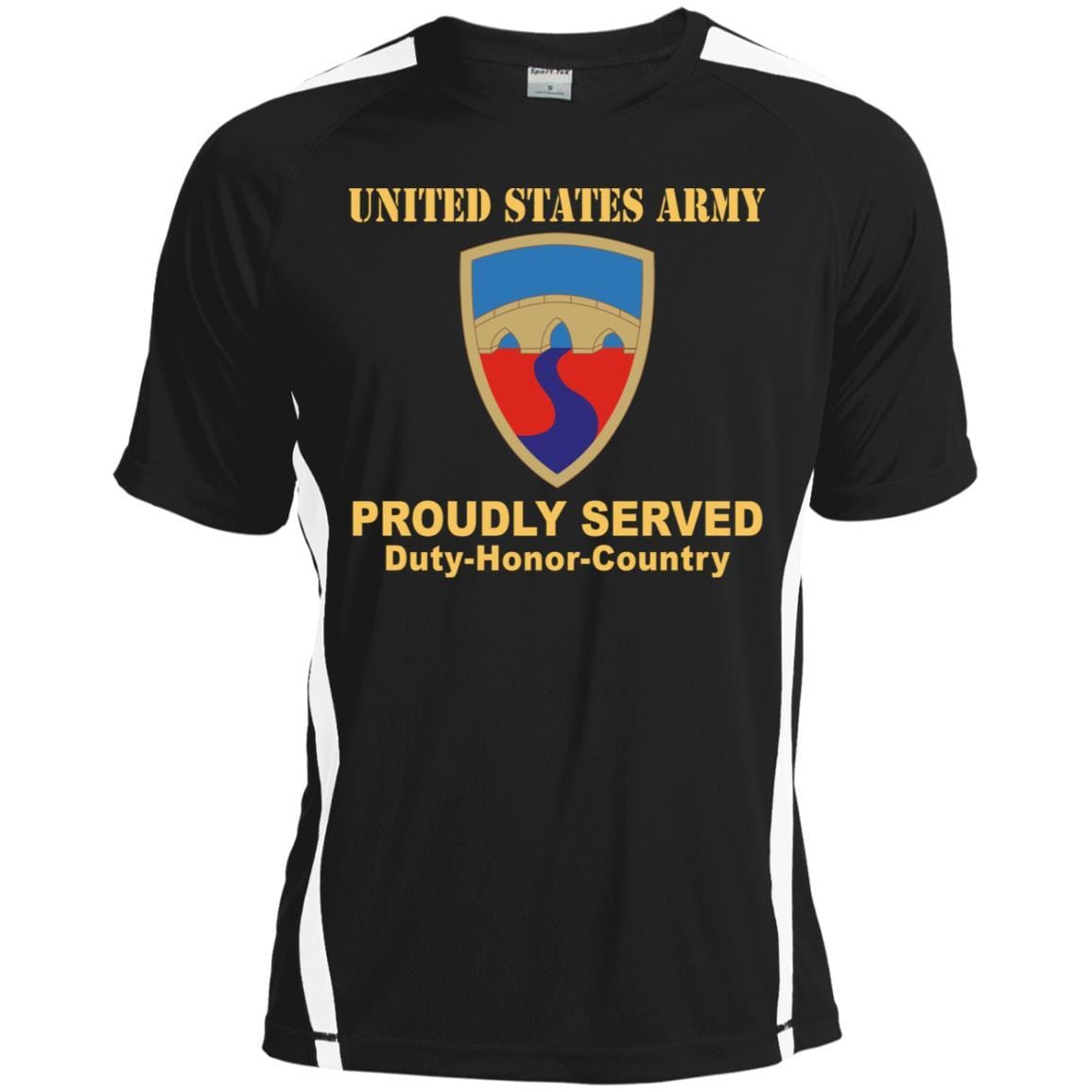 US ARMY 304TH SUSTAINMENT BRIGADE- Proudly Served T-Shirt On Front For Men-TShirt-Army-Veterans Nation