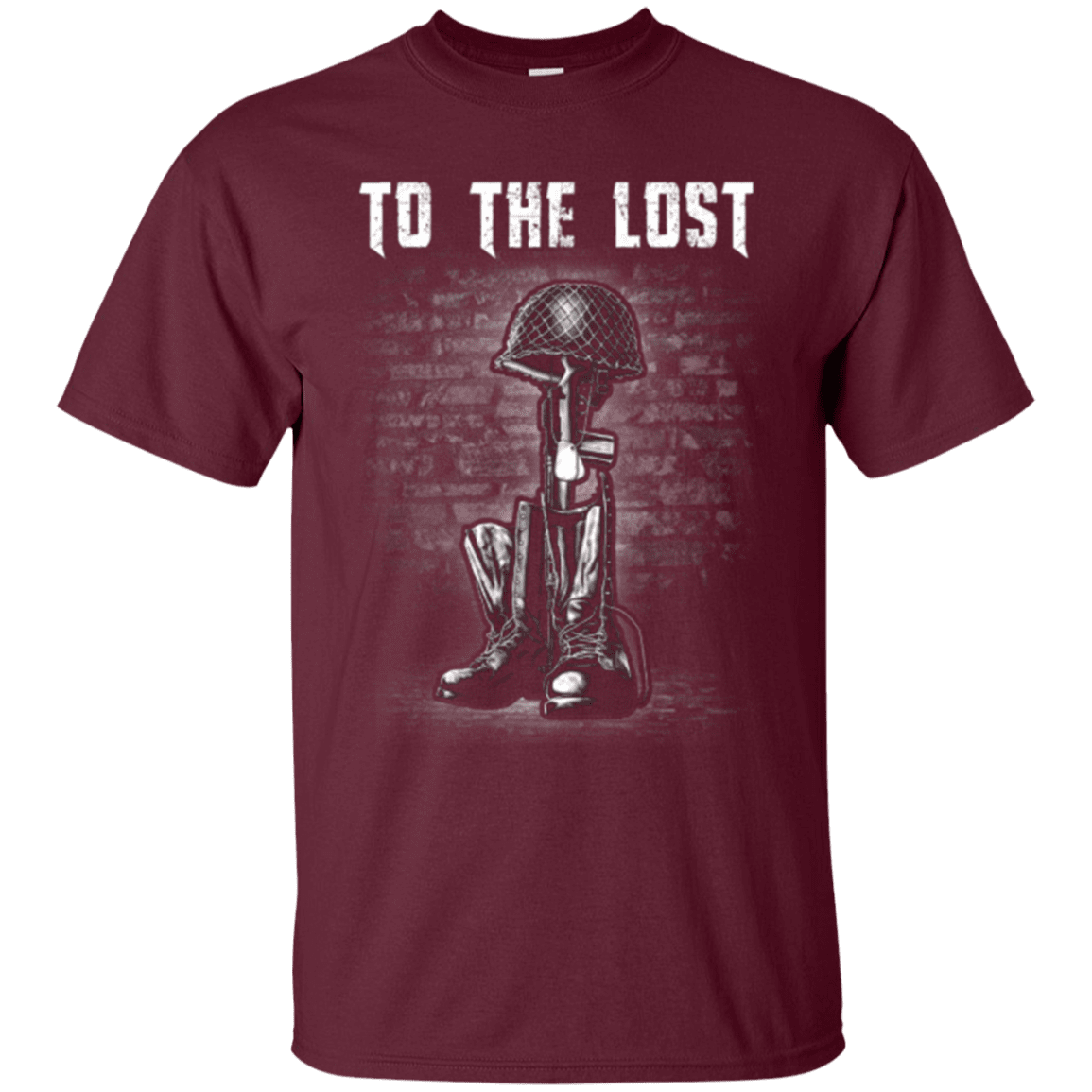 Military T-Shirt "To The Lost - Veteran"-TShirt-General-Veterans Nation