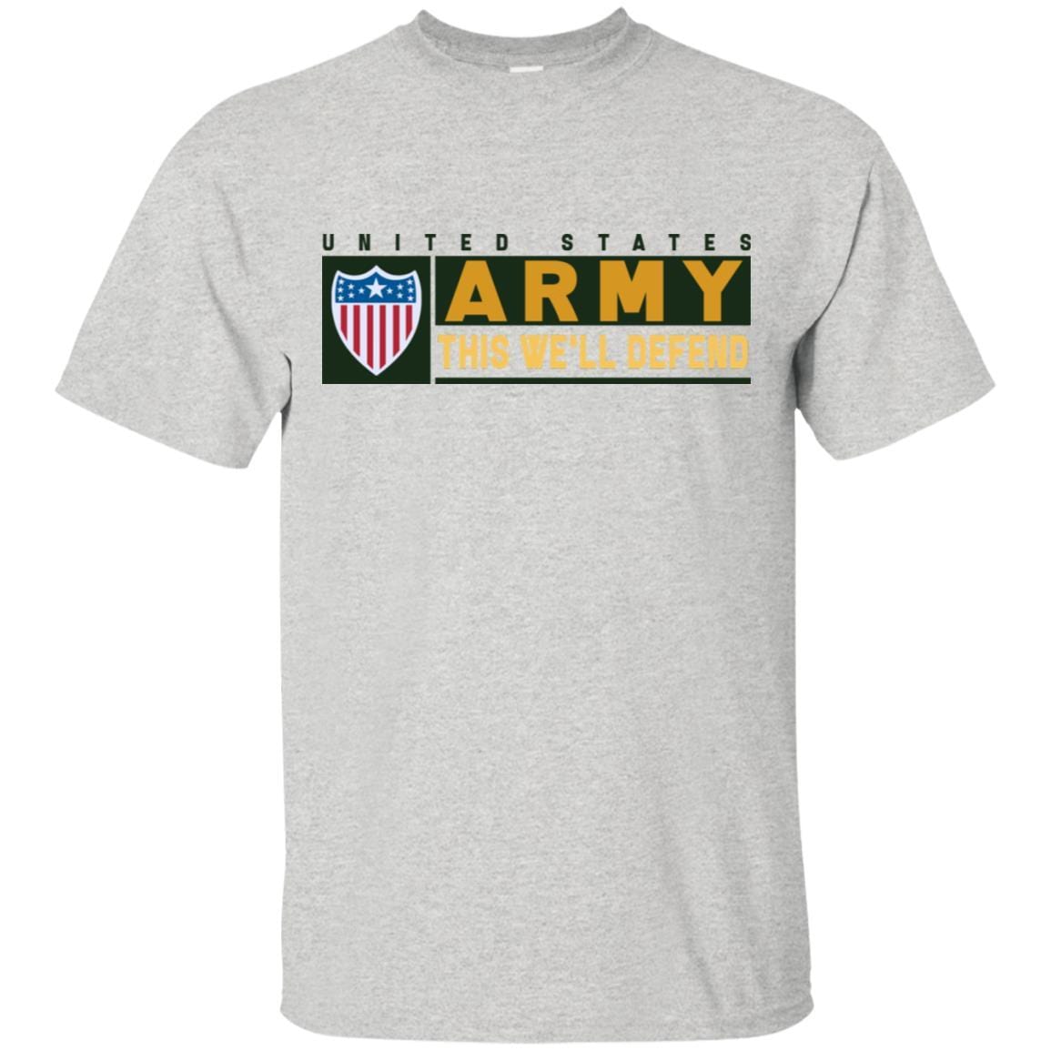 US Army Adjutant General- This We'll Defend T-Shirt On Front For Men-TShirt-Army-Veterans Nation