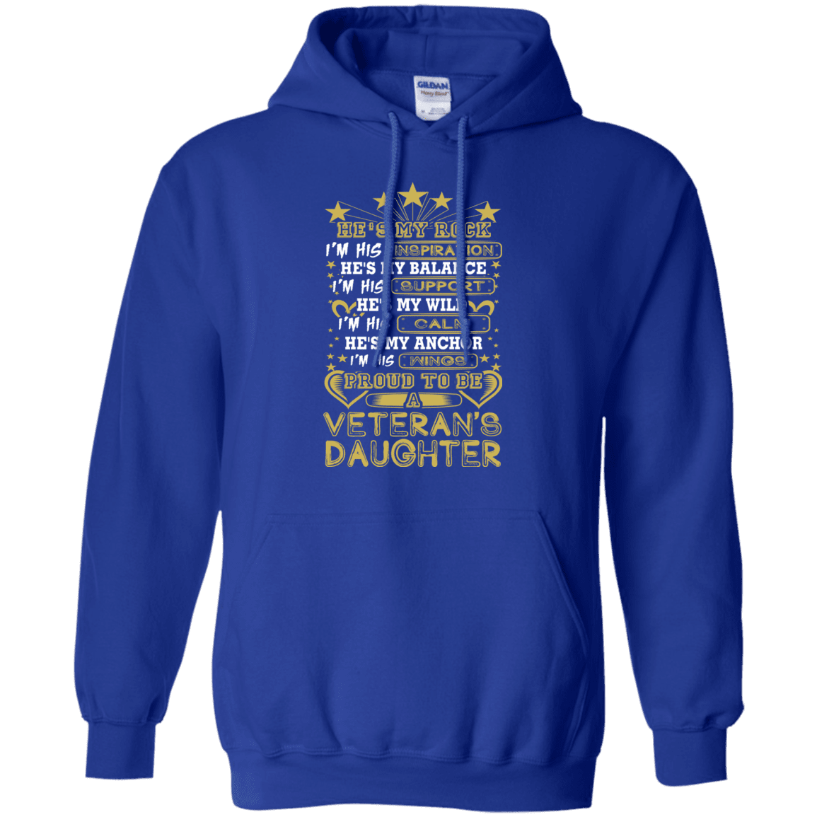 Military T-Shirt "PROUD TO BE A VETERAN'S DAUGHTER"-TShirt-General-Veterans Nation