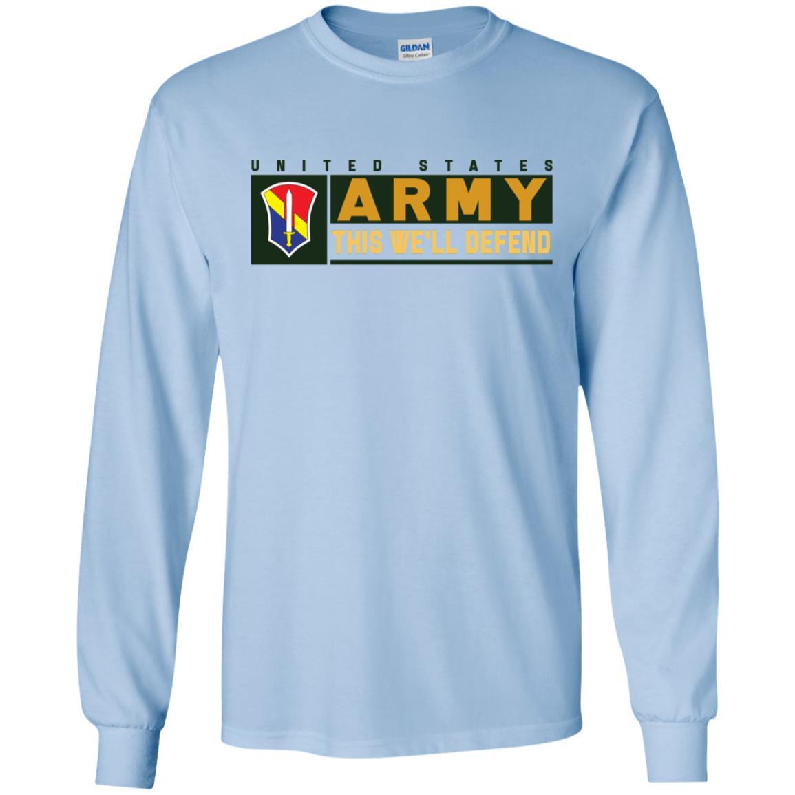 US Army 1 FIELD FORCE VIETNAM- This We'll Defend T-Shirt On Front For Men-TShirt-Army-Veterans Nation