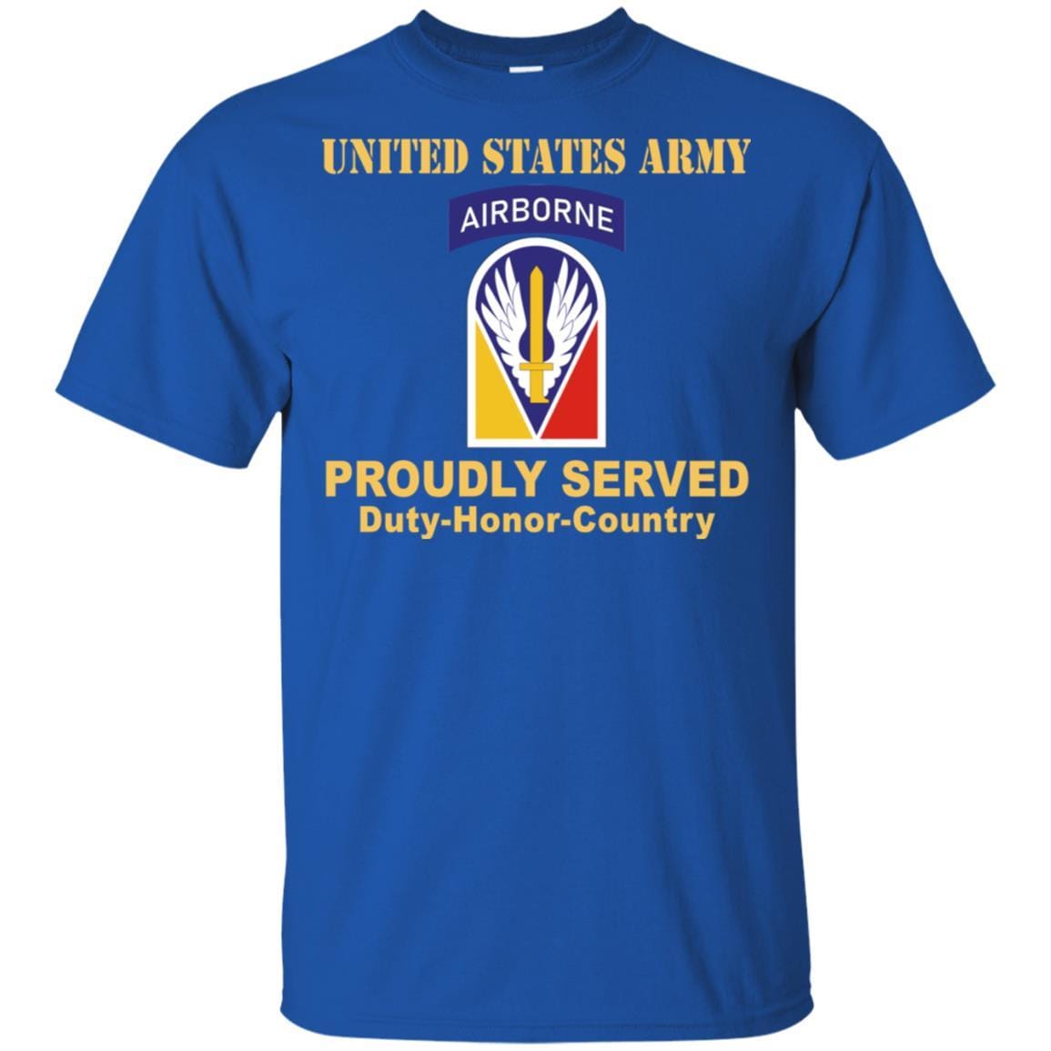 US ARMY CSIB JOINT READINESS TRAINING CENTER- Proudly Served T-Shirt On Front For Men-TShirt-Army-Veterans Nation