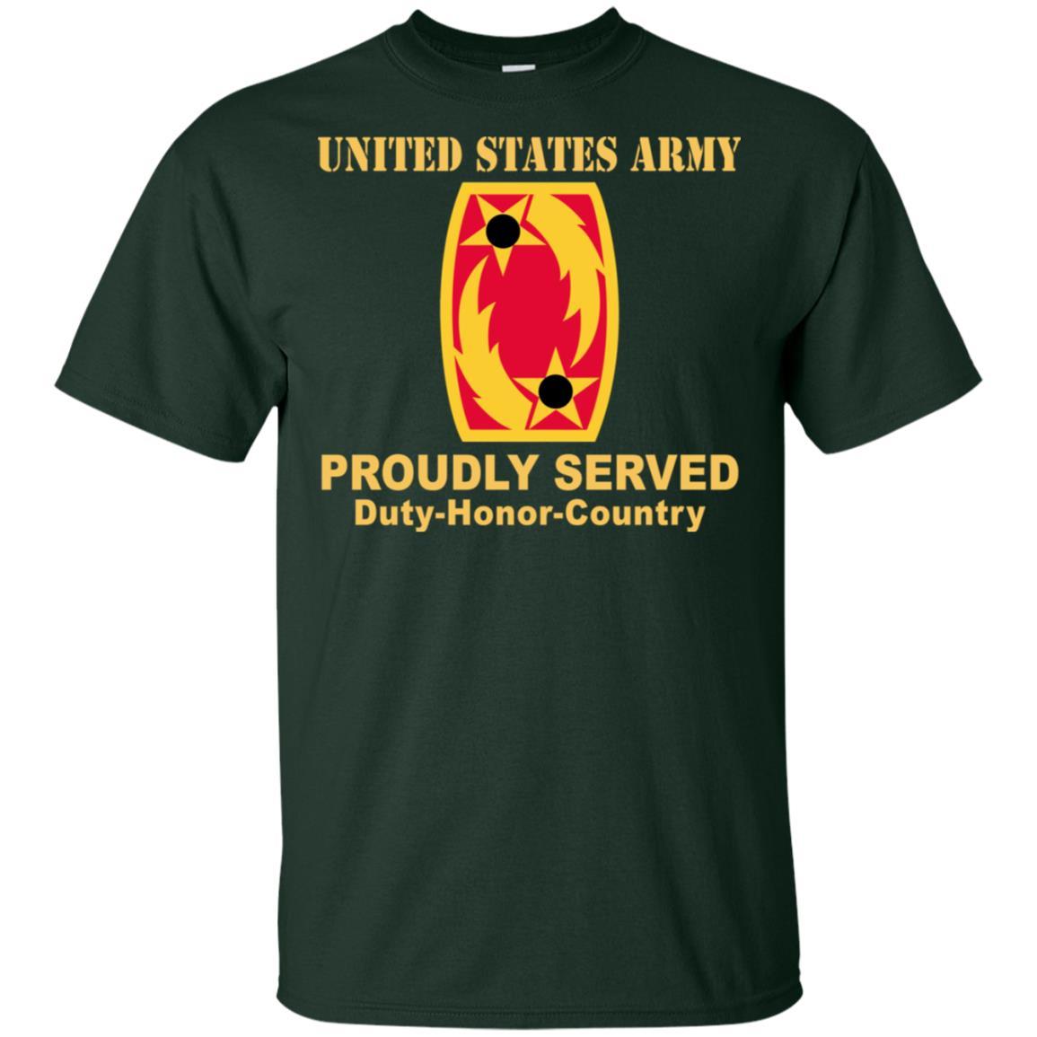 US ARMY 69TH AIR DEFENSE ARTILLERY - Proudly Served T-Shirt On Front For Men-TShirt-Army-Veterans Nation