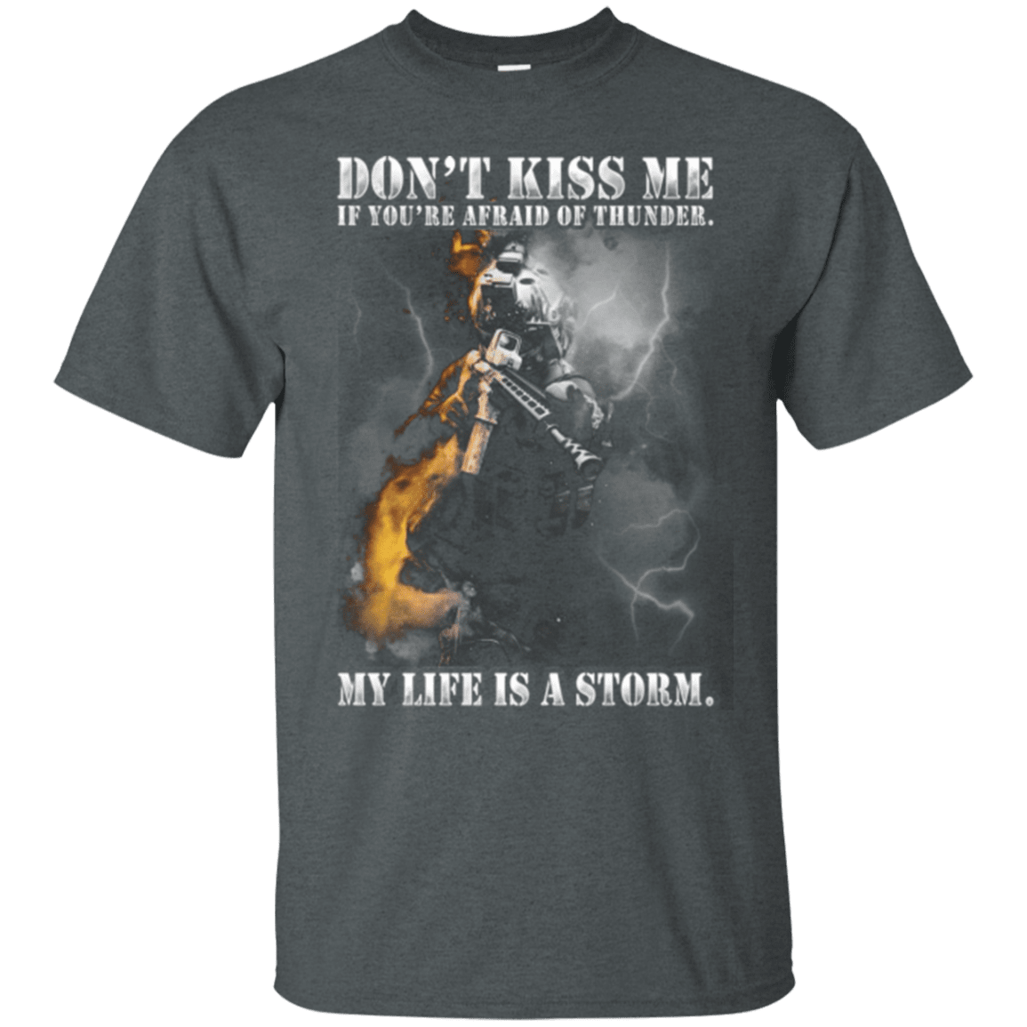 Military T-Shirt "My Life Is Storm Veteran"-TShirt-General-Veterans Nation