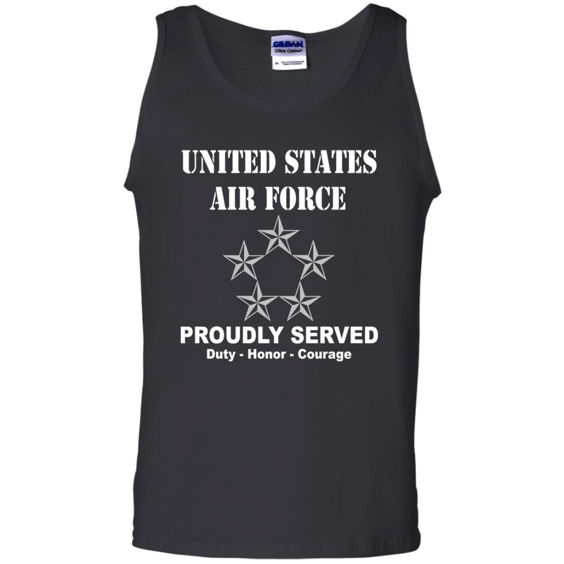 US Air Force O-10 General of the Air Force GAF O10 General Officer Ranks Men Front T Shirt For Air Force-TShirt-USAF-Veterans Nation