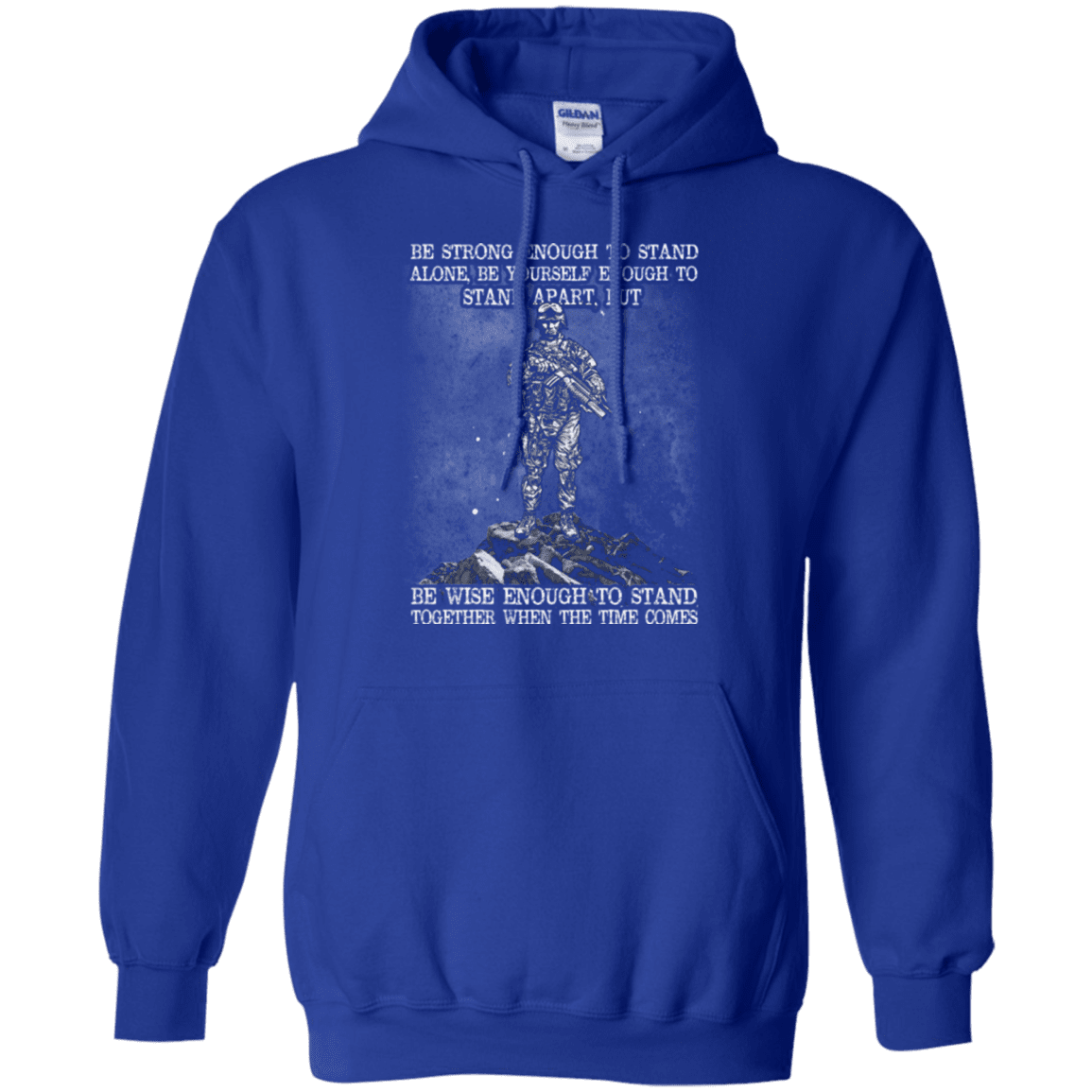 Military T-Shirt "STRONG ENOUGH TO STAND TOGETHER"-TShirt-General-Veterans Nation