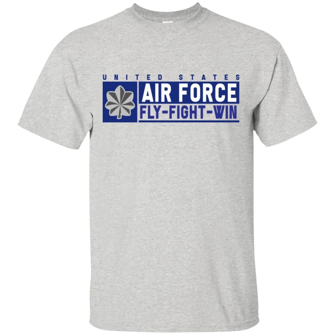 US Air Force O-5 Lieutenant Colonel Fly - Fight - Win T-Shirt On Front For Men-TShirt-USAF-Veterans Nation