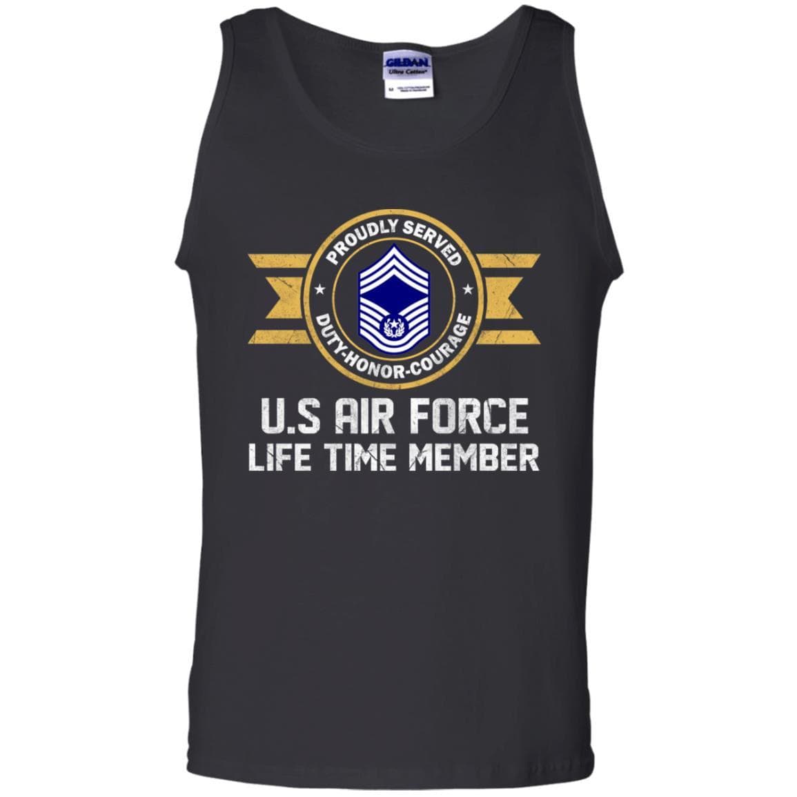 Life time member-US Air Force E-9 Chief Master Sergeant Of The Air Force E9 CMSAF Noncommissioned Officer (Special) AF Ranks Men T Shirt On Front-TShirt-USAF-Veterans Nation