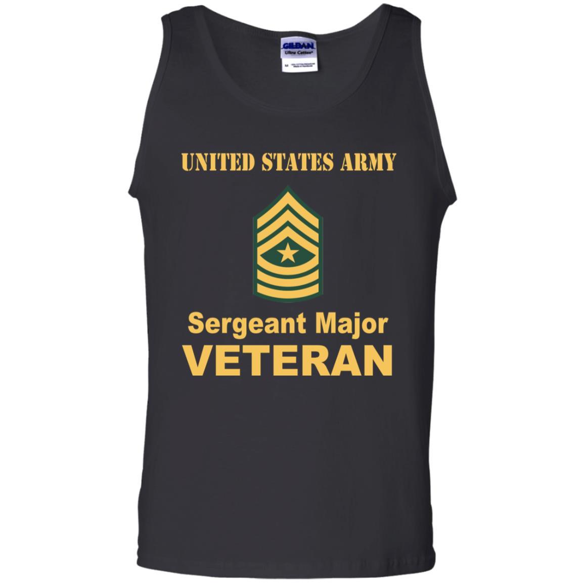 US Army E-9 Sergeant Major E9 SGM Noncommissioned Officer Veteran Men T Shirt On Front-TShirt-Army-Veterans Nation