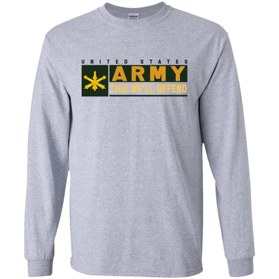 US Army Air Defense Artillery- This We'll Defend T-Shirt On Front For Men-TShirt-Army-Veterans Nation