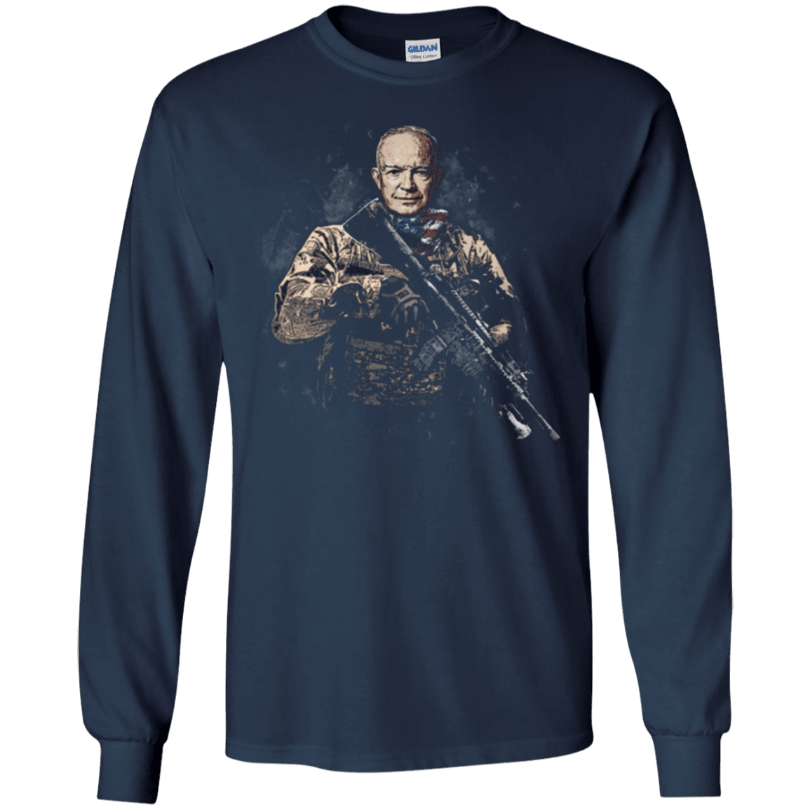 Military T-Shirt "Dwight Eisenhower Soldier Presidents"-TShirt-General-Veterans Nation