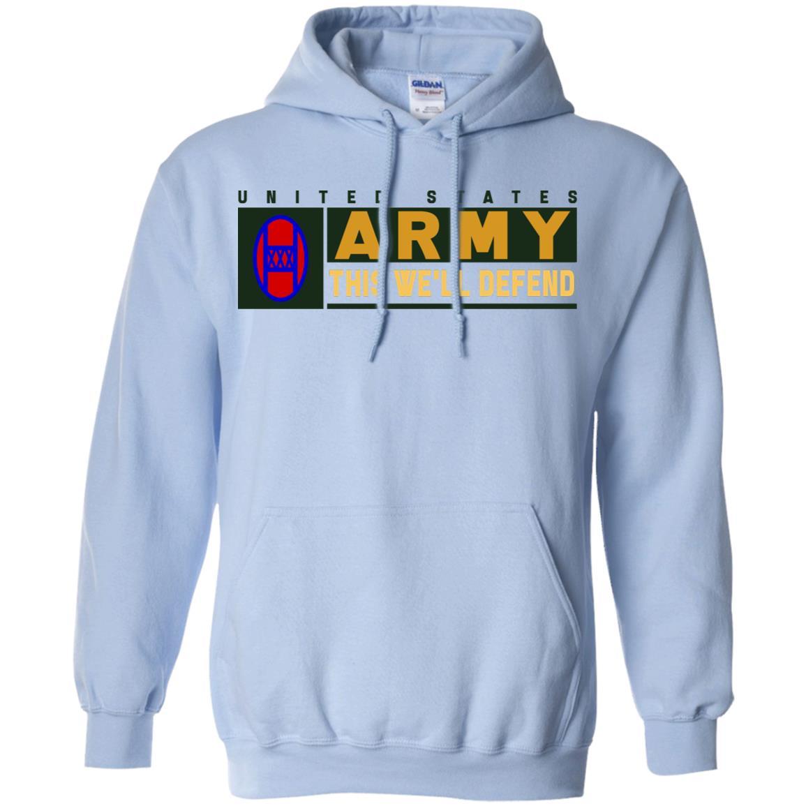 US Army 30TH ARMORED BRIGADE COMBAT TEAM- This We'll Defend T-Shirt On Front For Men-TShirt-Army-Veterans Nation