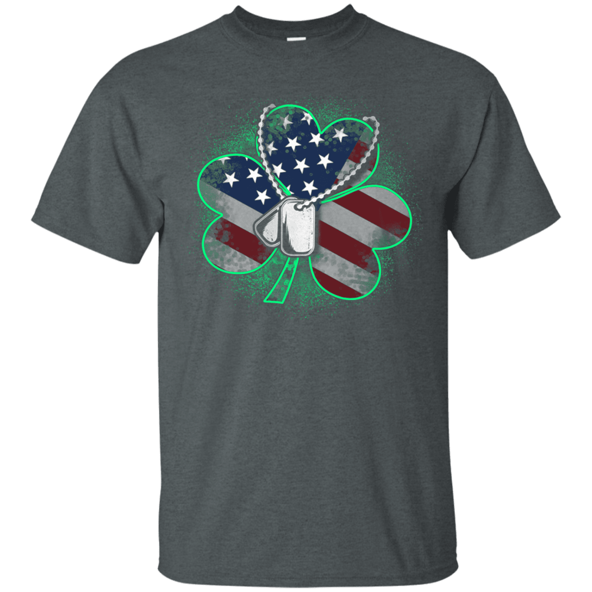 Military T-Shirt "THE LUCKY PATRICK DAY VETERAN"-TShirt-General-Veterans Nation
