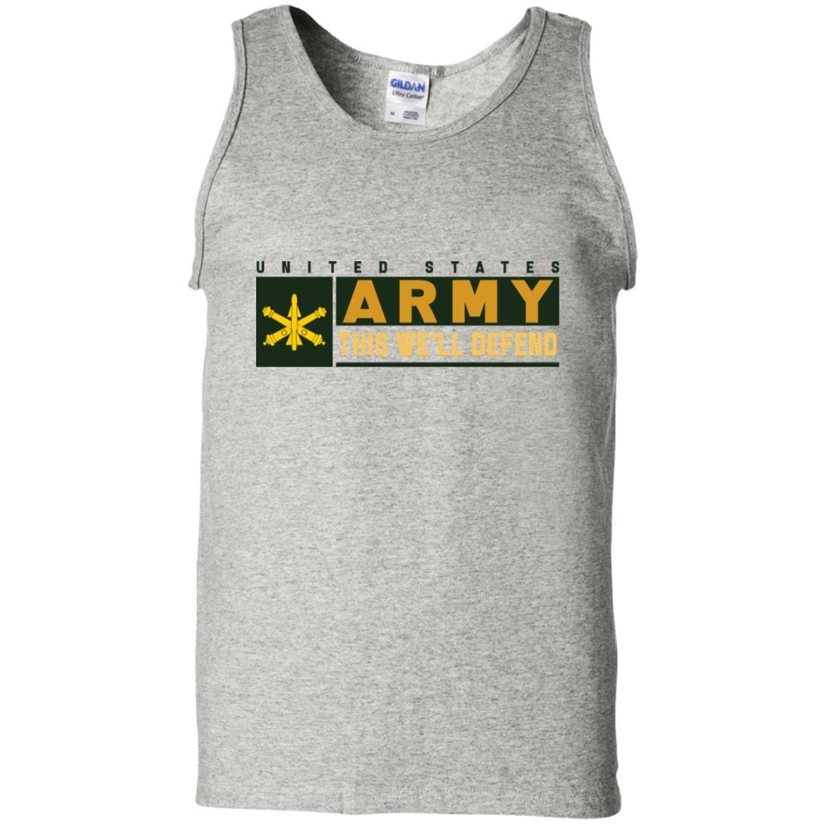 US Army Air Defense Artillery- This We'll Defend T-Shirt On Front For Men-TShirt-Army-Veterans Nation