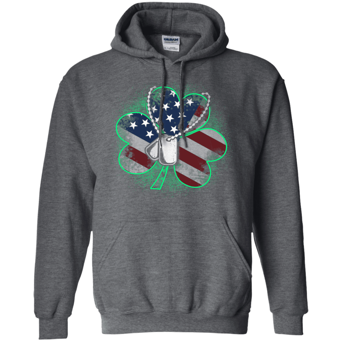 Military T-Shirt "THE LUCKY PATRICK DAY VETERAN"-TShirt-General-Veterans Nation