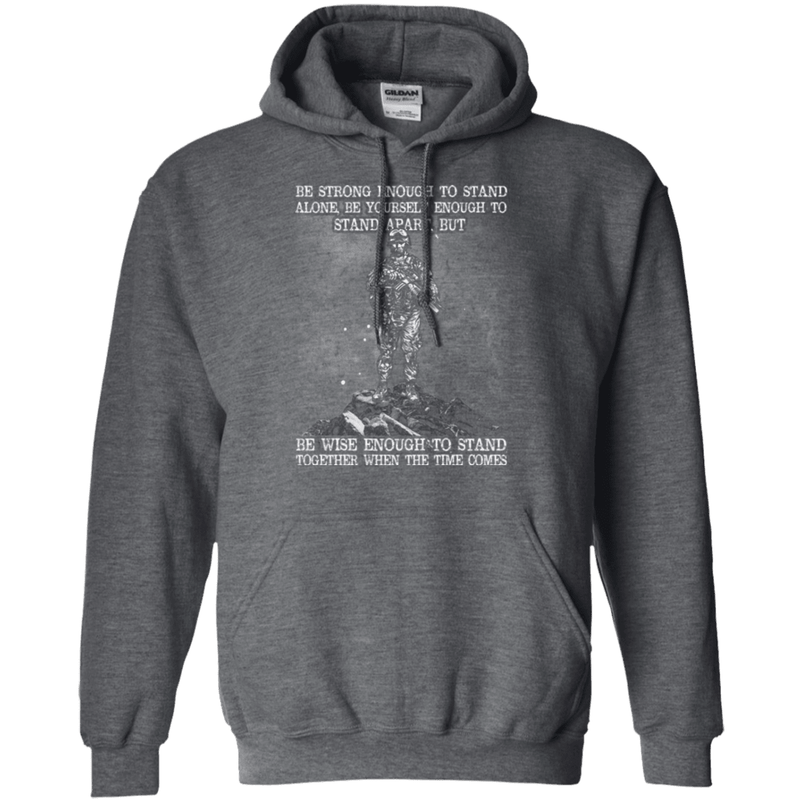 Military T-Shirt "STRONG ENOUGH TO STAND TOGETHER"-TShirt-General-Veterans Nation